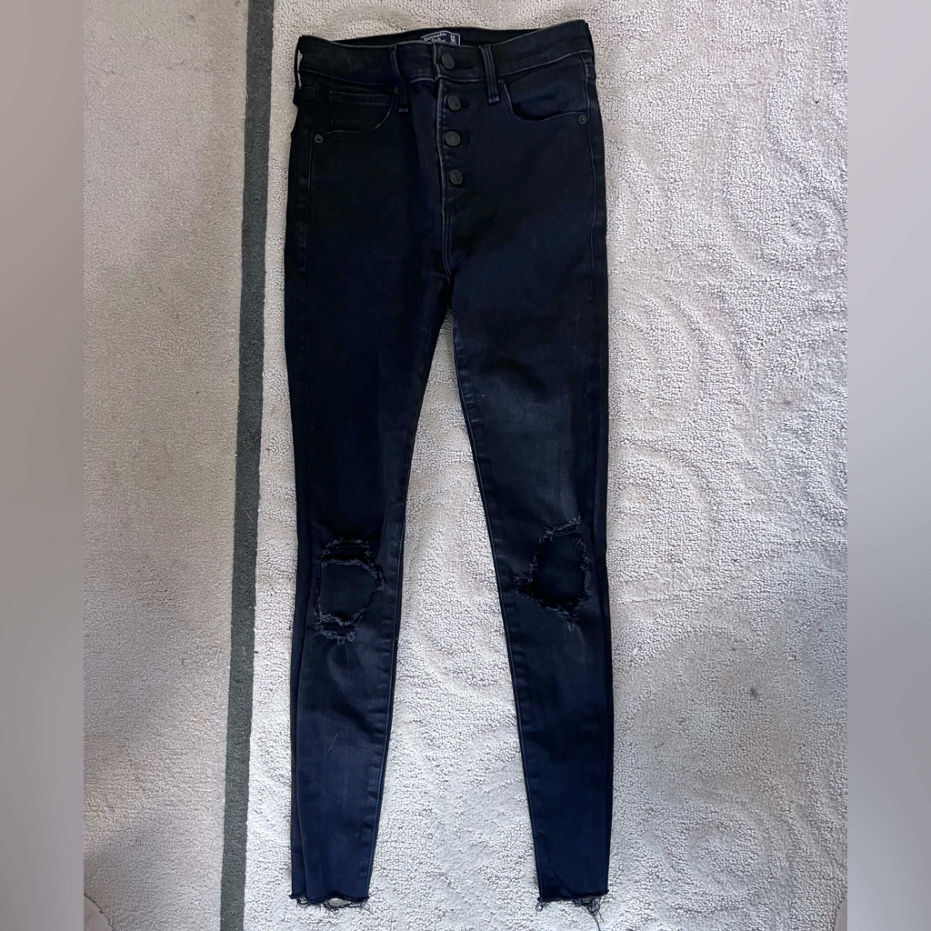 Abercrombie Skinny Jean Buttoned Front